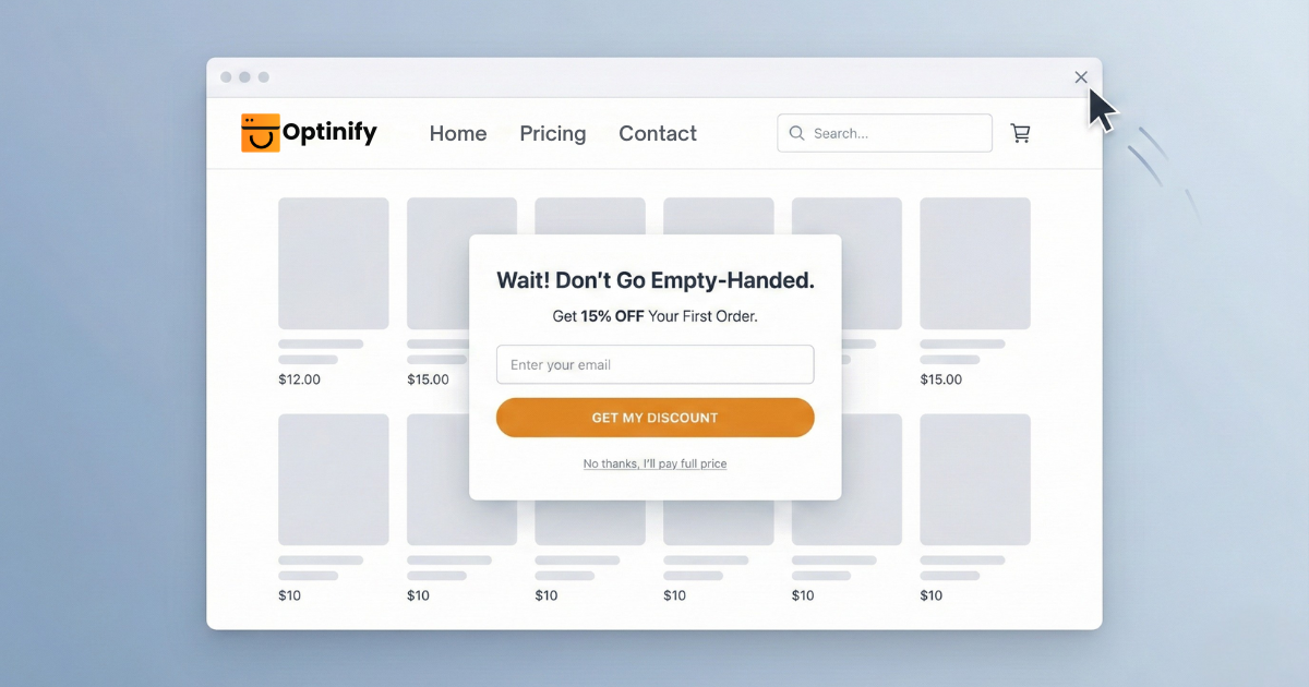 Exit-Intent Technology